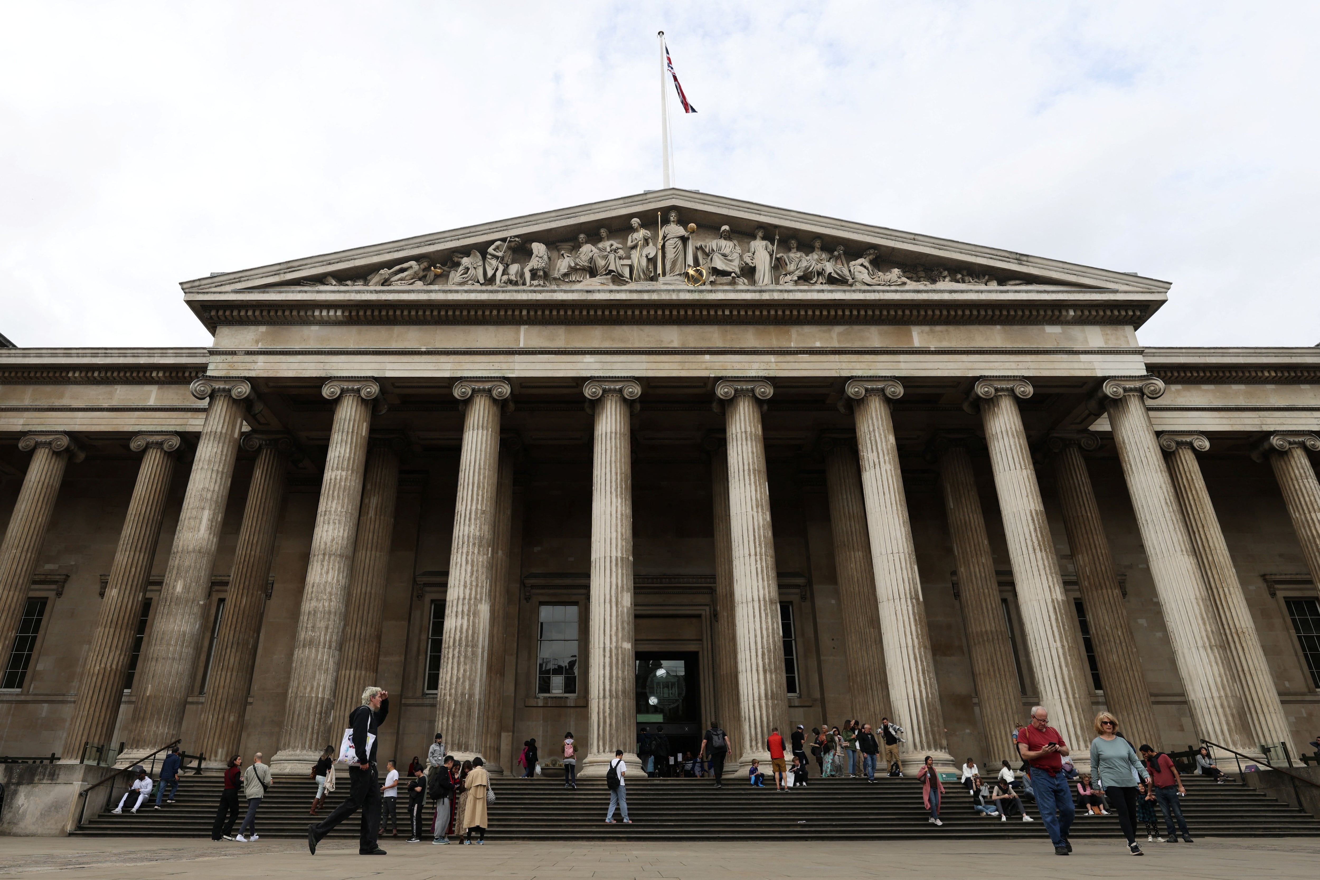 Ingreso al Museo Británico (REUTERS/Hollie Adams)