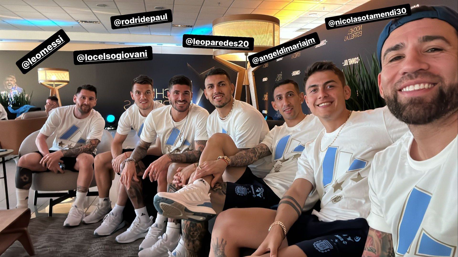Los jugadores de la Selección ya están en Asunción para la fiesta de la Conmebol