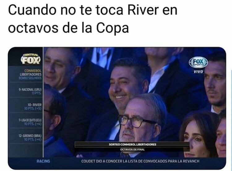 El “alivio” de Daniel Angelici cuando se confirma que River no será rival en octavos de la Copa