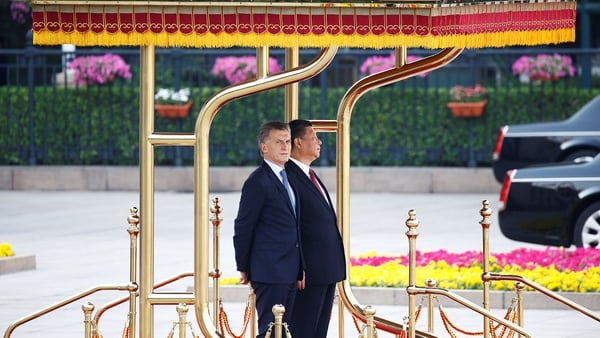 Los presidentes Mauricio Macri y Xi Jinping (REUTERS)