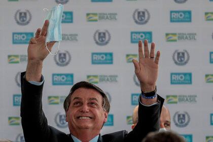 El presidente de Brasil, Jair Bolsonaro, en su mejor momento en la opinión pública (EFE/Antonio Lacerda/Archivo)