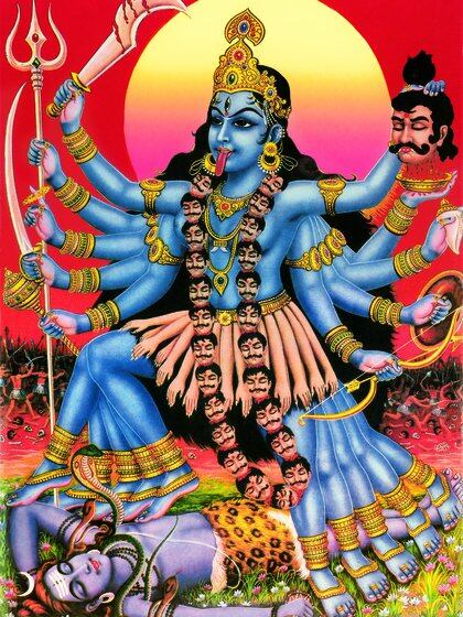 Kali, la diosa hindú que inspiró la lengua stone 