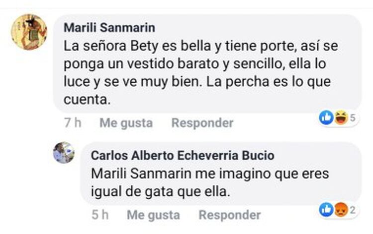 Los comentarios del funcionario también fueron dirigidos a la usuaria que defendió a Gutiérrez Müller (Foto: Facebook)