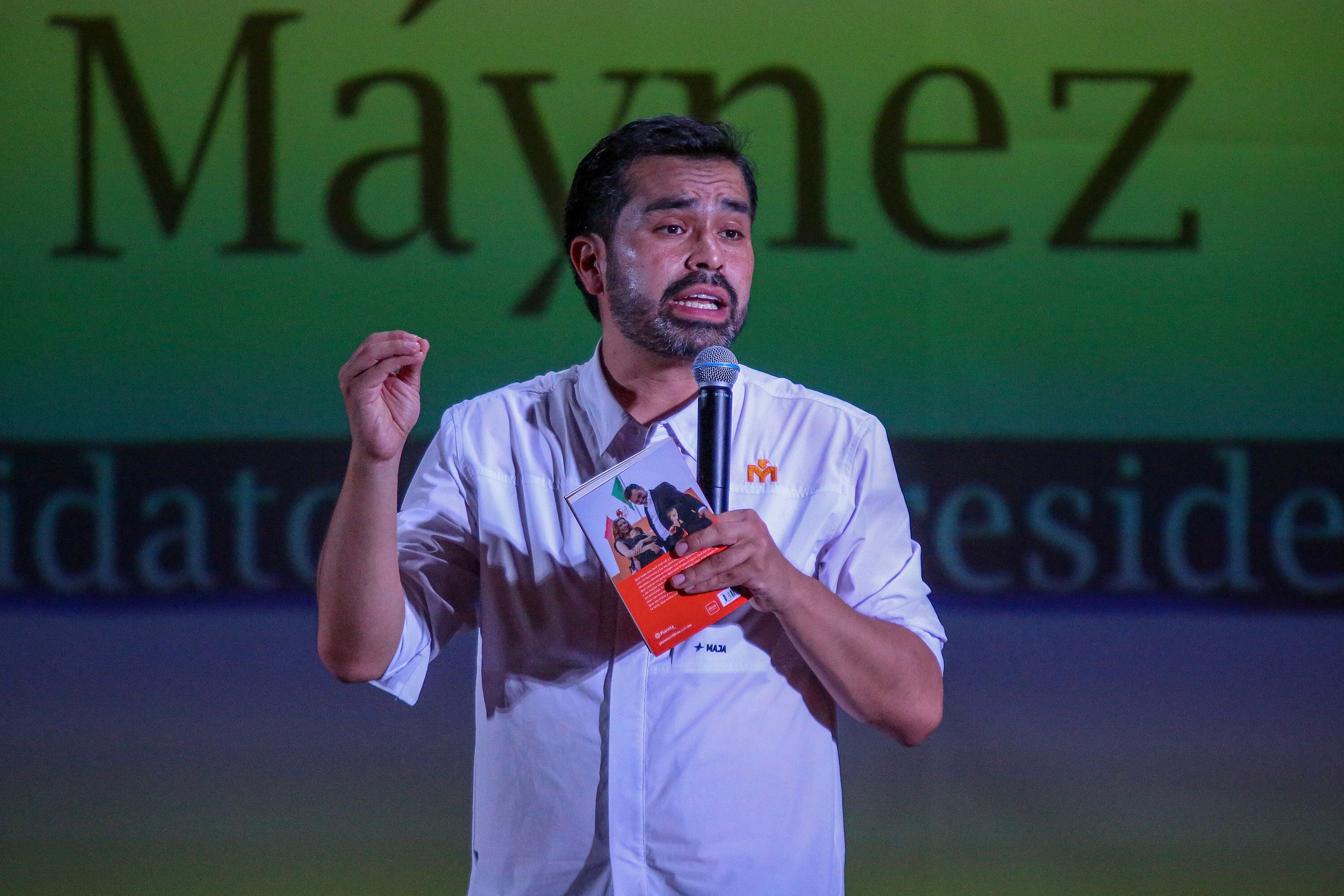 Álvarez Máynez fue el único en asistir al ensayo para el tercer debate presidencial