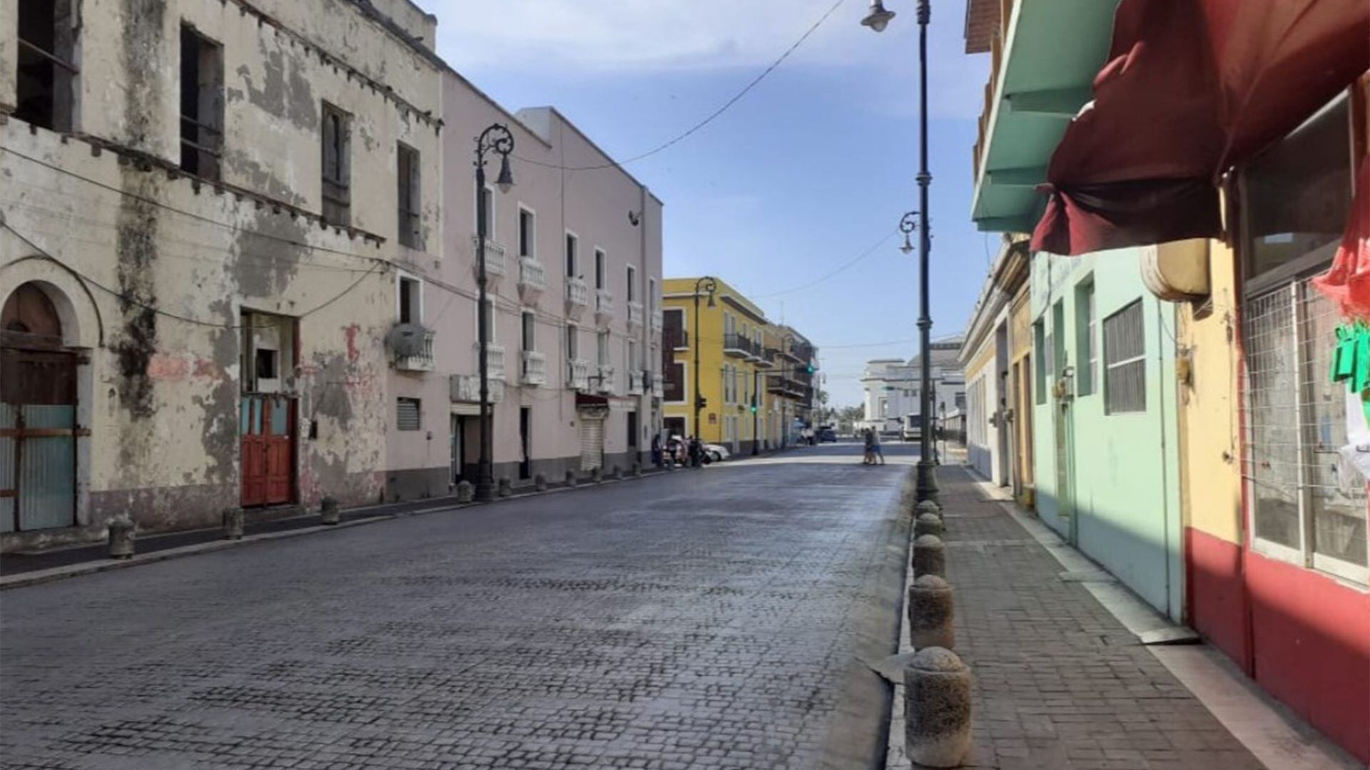 Así se vieron las calles de Veracruz durante el día de hoy (Foto: Twitter@rmga57)