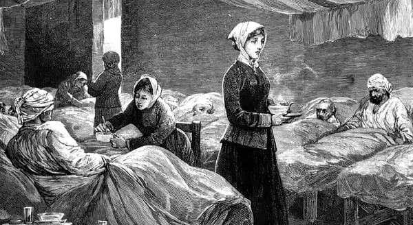 La enfermera Florence Nightingale marcó una época e hizo prestigiosa y reconocida el rol de la enfermería