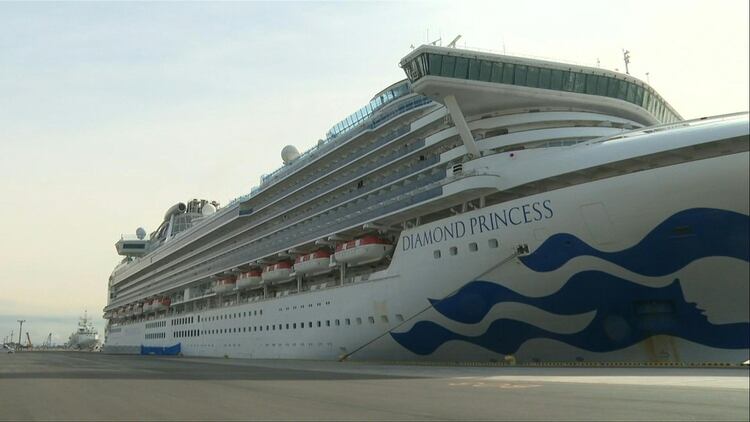 Hasta el momento, el único argentino contagiado de coronavirus contrajo la enfermedad durante su estadía en el crucero Diamond Princess, que circuló por Asia durante enero