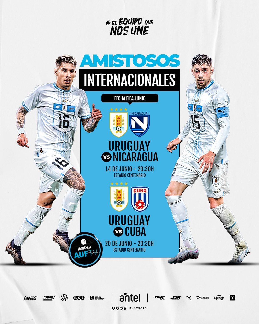 Amistosos de la Selección Uruguaya