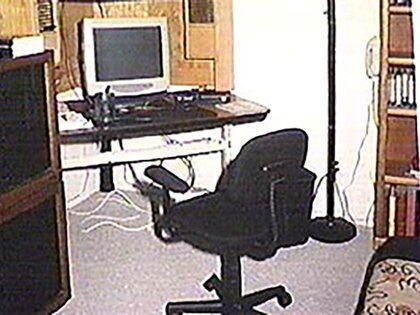 La computadora de Westerfield, donde la policía hablló pornografía infantil.  (Murderpedia)