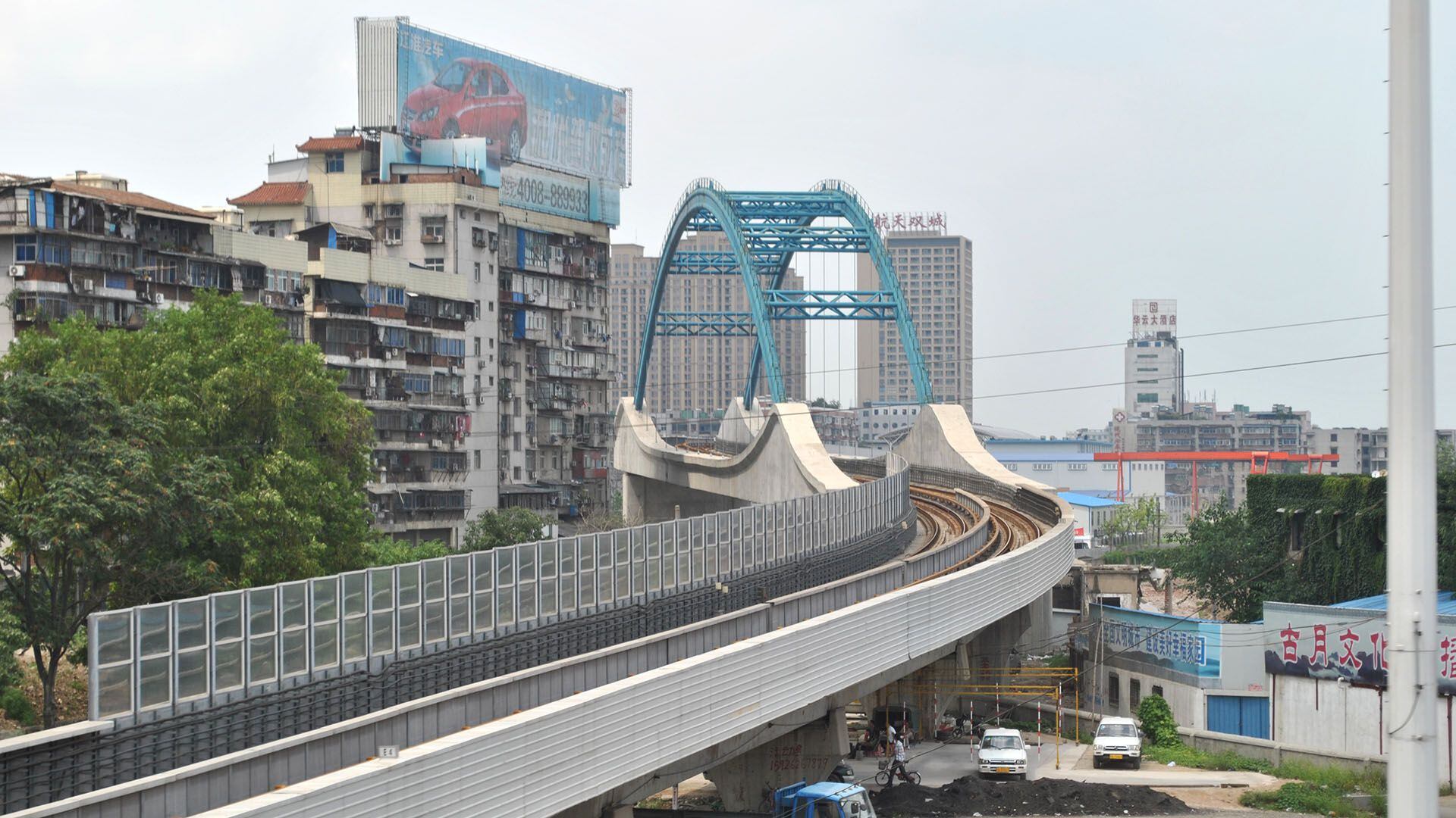 Puente Línea 1 Metro Wuhan