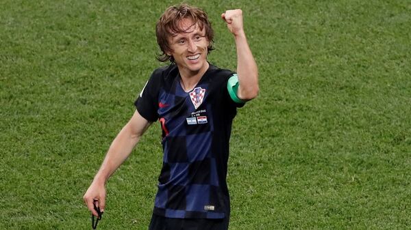 Luka Modric fue figura en el triunfo de Croacia ante la Argentina (REUTERS/Carlos Barria)