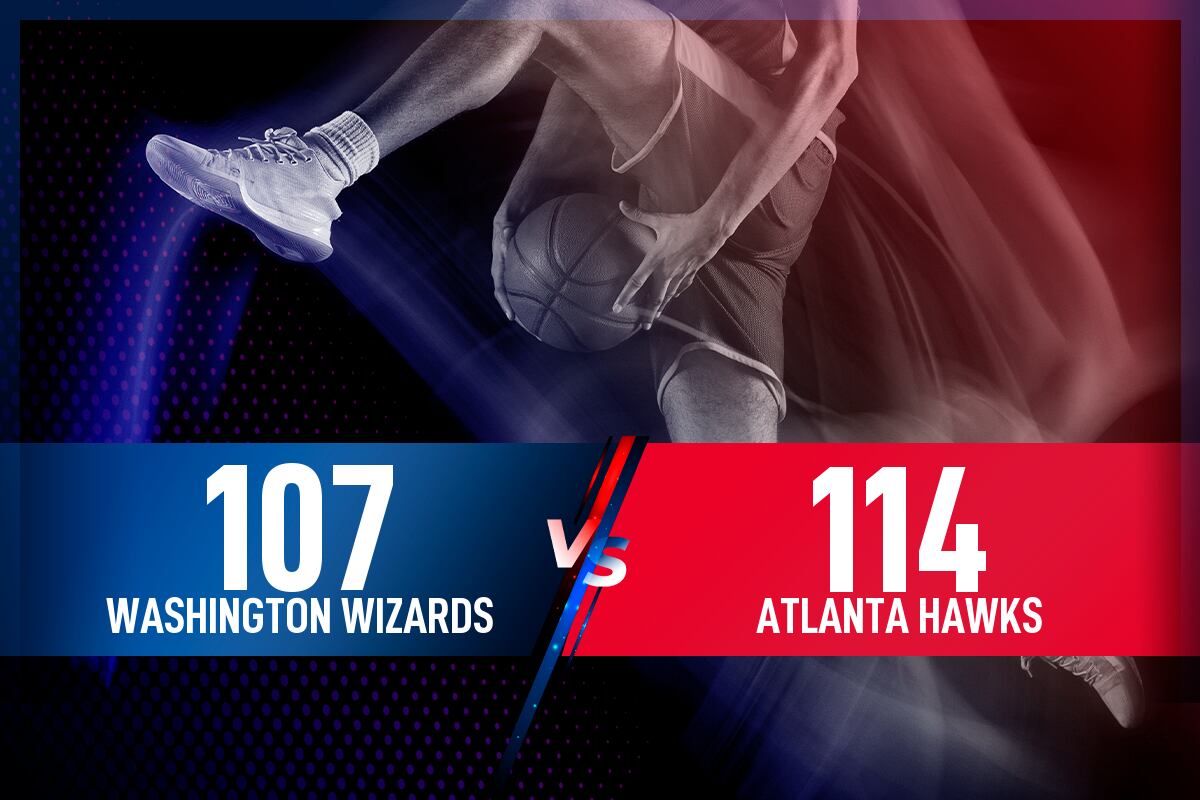 Washington Wizards - Atlanta Hawks: Resultado, resumen y estadísticas en directo del partido de la NBA