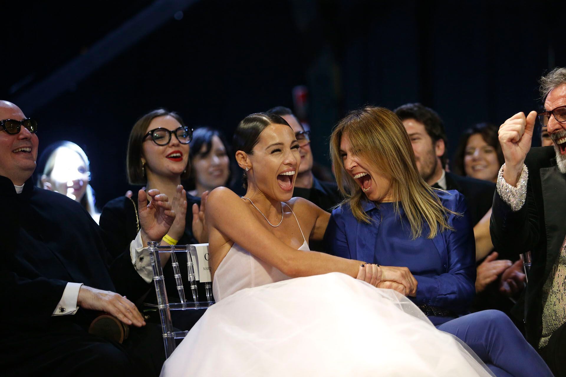 Pampita pasó de la risa a las lágrimas. Fue una noche de mucha emoción donde recordó a su hija Blanquita, y también a su madre y a su abuela que le enseñaron a coser
