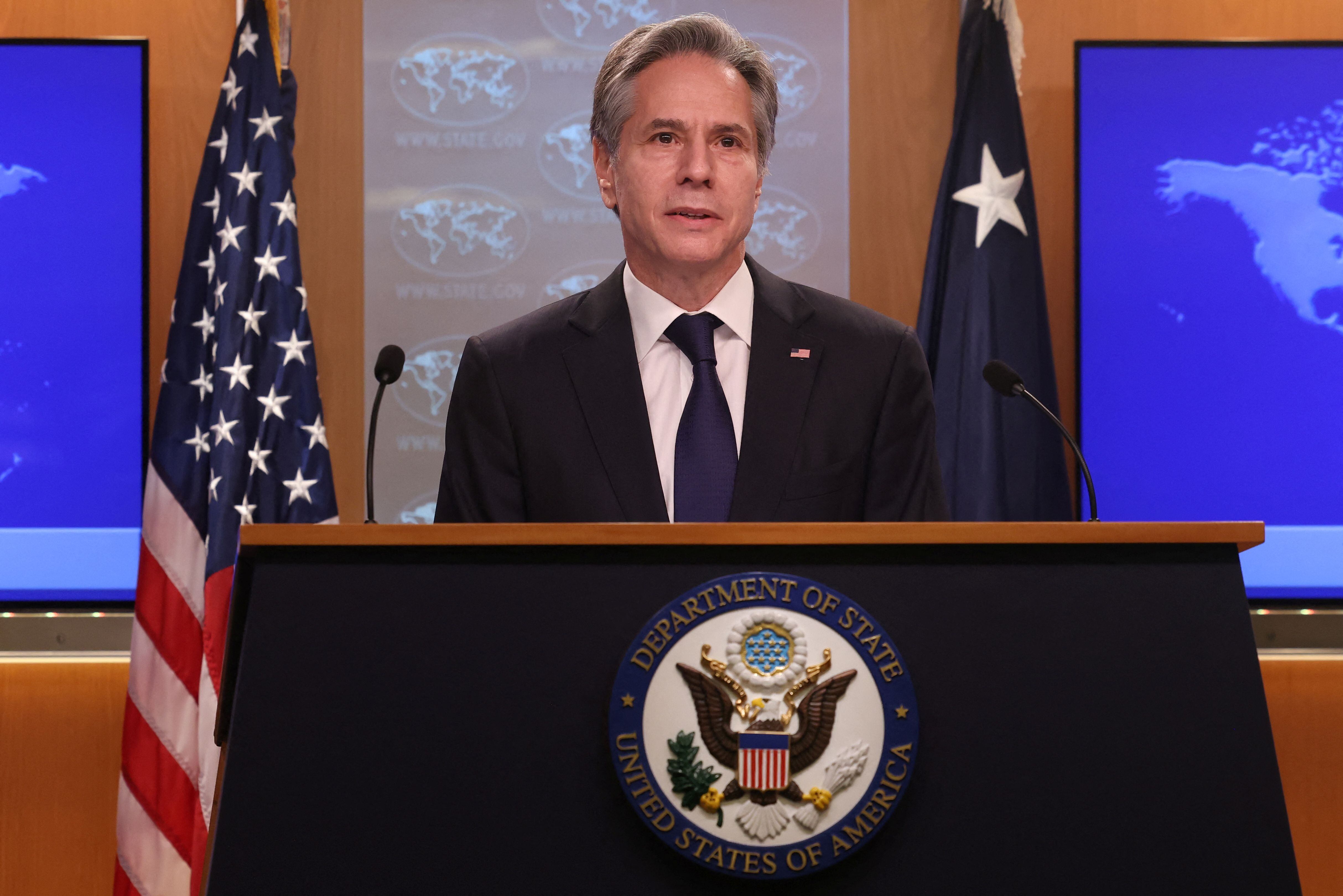 Foto de archivo del secretario de Estado de EEUU, Antony Blinken (REUTERS/Evelyn Hockstein