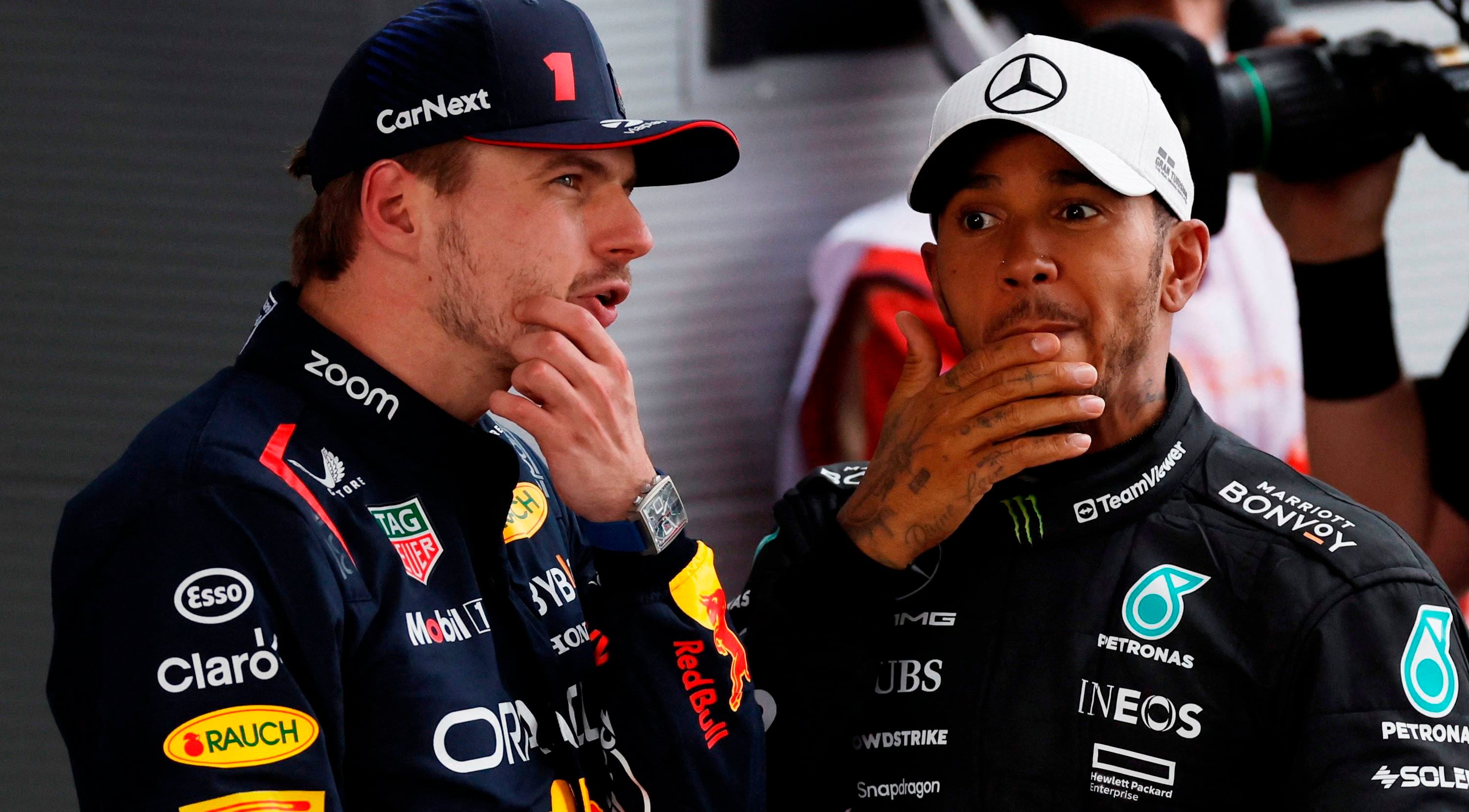 Hamilton jugó fuerte en sus últimas declaraciones respecto de Verstappen, Checo Pérez y Red Bull