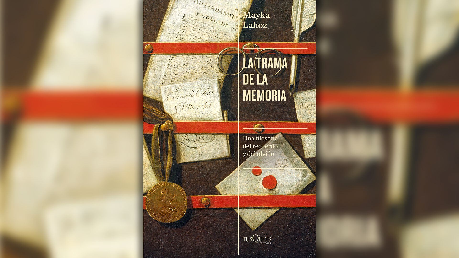 Portada del libro “La trama de la memoria” de Mayka Lahoz (Infobae)