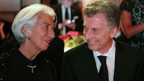 Lagarde y Macri, en septiembre pasado, en Nueva York