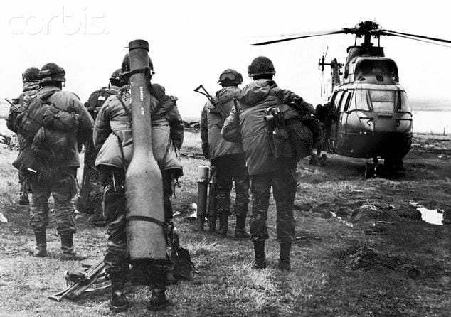Los comandos de Gendarmería cumplieron diversas misiones en la guerra. La del 30 de mayo sería su bautismo de fuego