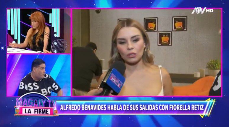 Alfredo Benavides revela que conoce a Fiorella Retiz desde los 18 años. (Captura: Magaly TV La Firme)