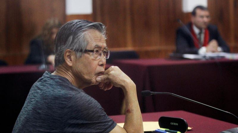 L'ex presidente Alberto Fujimori sarebbe stato rilasciato dal carcere in un paio di settimane dopo la decisione del TC. Foto: Andina