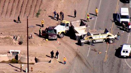 Accidente fatal en California: al menos 15 personas murieron 