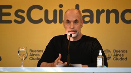 El jefe de Gobierno porteño, Horacio Rodríguez Larreta