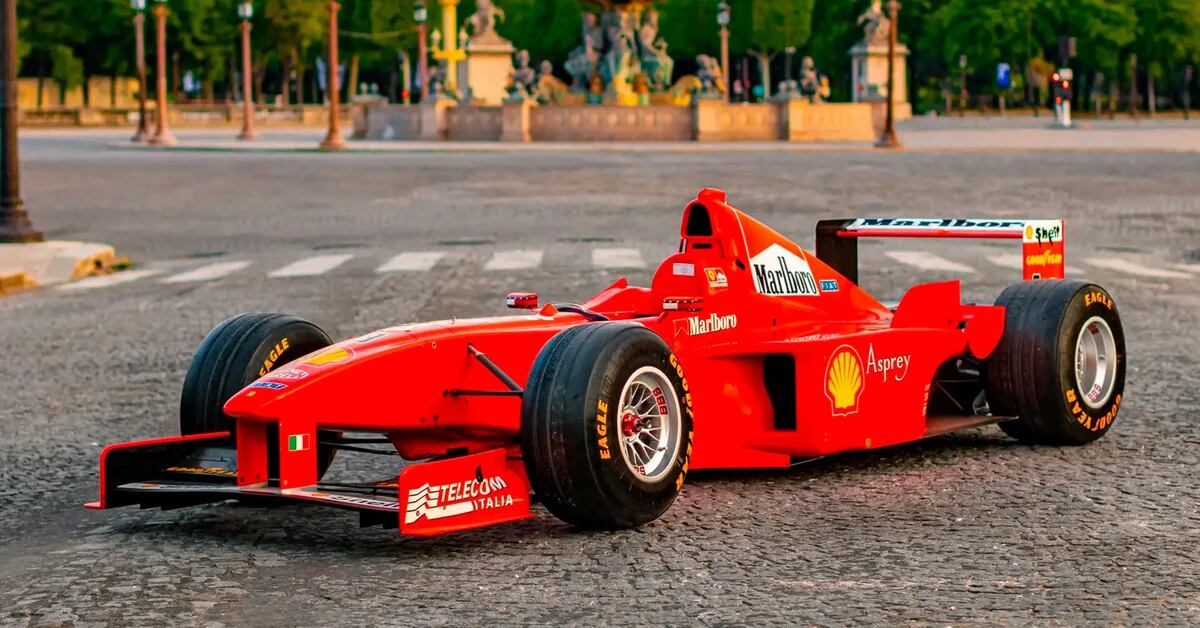 The ‘Indomitable’ Ferrari used by Michael Schumacher in 1998 sold for over $6 million