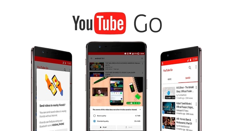 YouTube Go permite disminuir el consumo de datos.