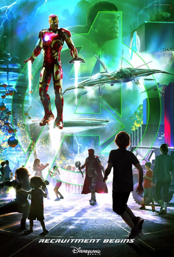 La nueva atracción de Iron Man y The Avengers estará en el Walt Disney Studios Park (Foto: Disney)
