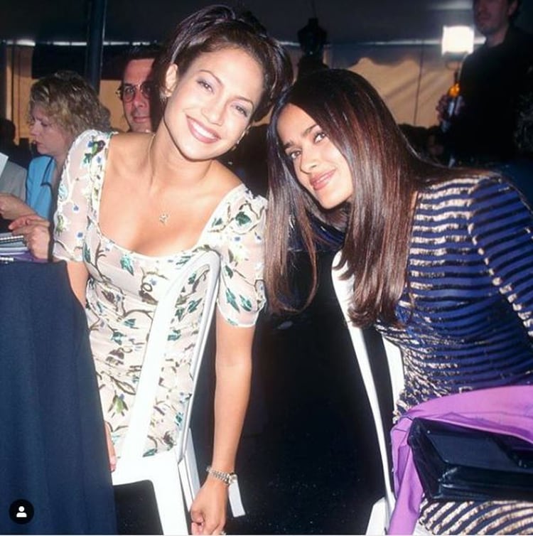 Salma Hayek recordó a su amiga J.Lo. (Foto: Instagram)