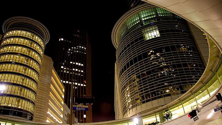 El complejo Enron en Houston, Texas