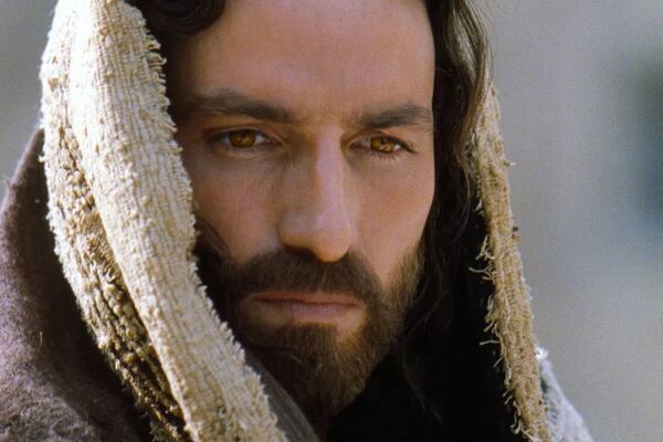 Jim Caviezel como Jesús en 2004 