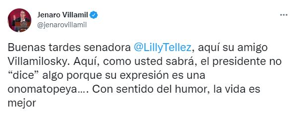 Lilly Tellez contro Jenaro Villamil per la menzione di AMLO