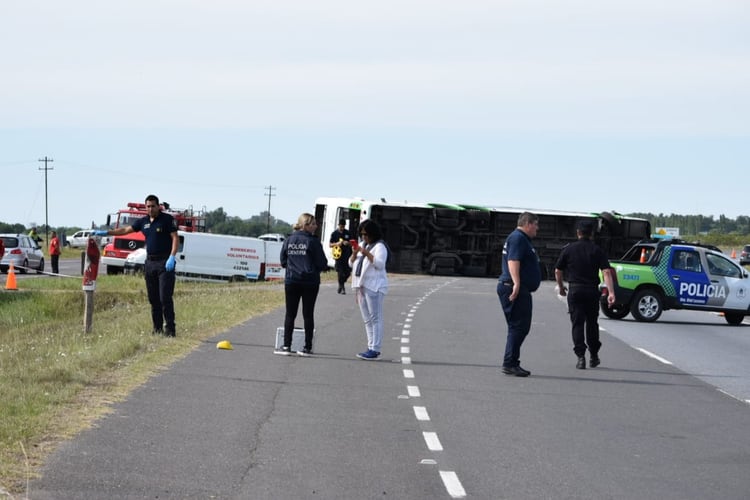 El accidente se produjo a la altura de Lezama, en el kilómetro 142