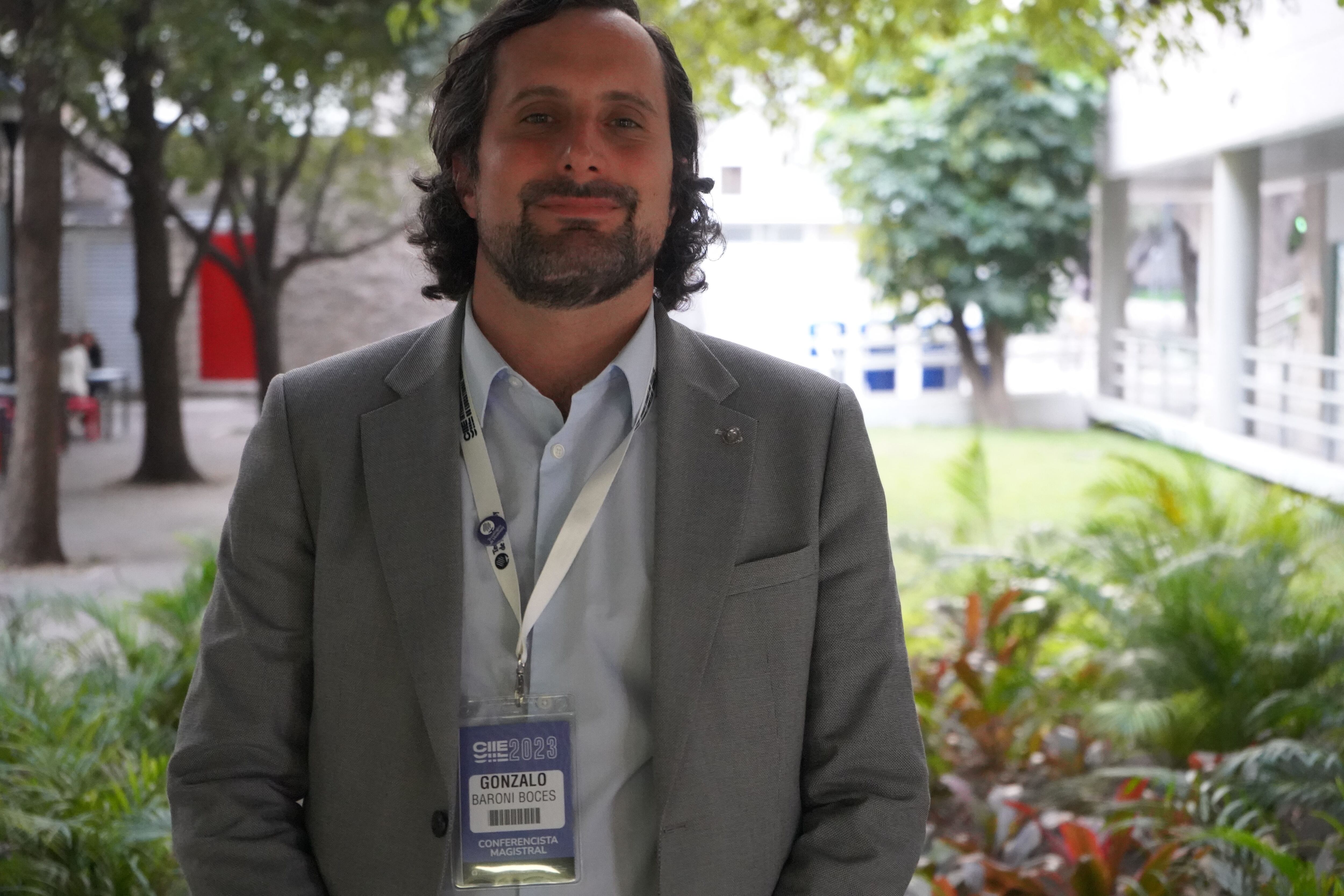 Gonzalo Baroni, dirección nacional de Educación del Uruguay, en el campus del Tec de Monterrey