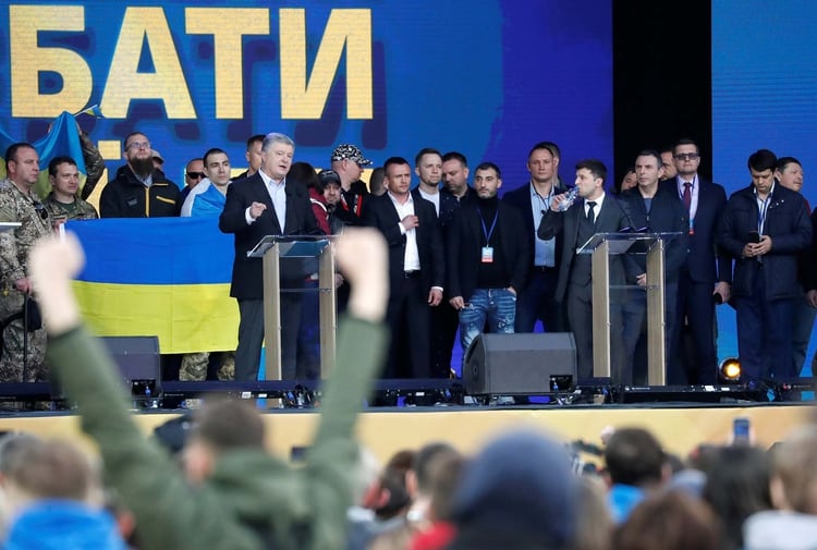 Debate presidencial en Ucrania (REUTERS/Vasily Fedosenko)
