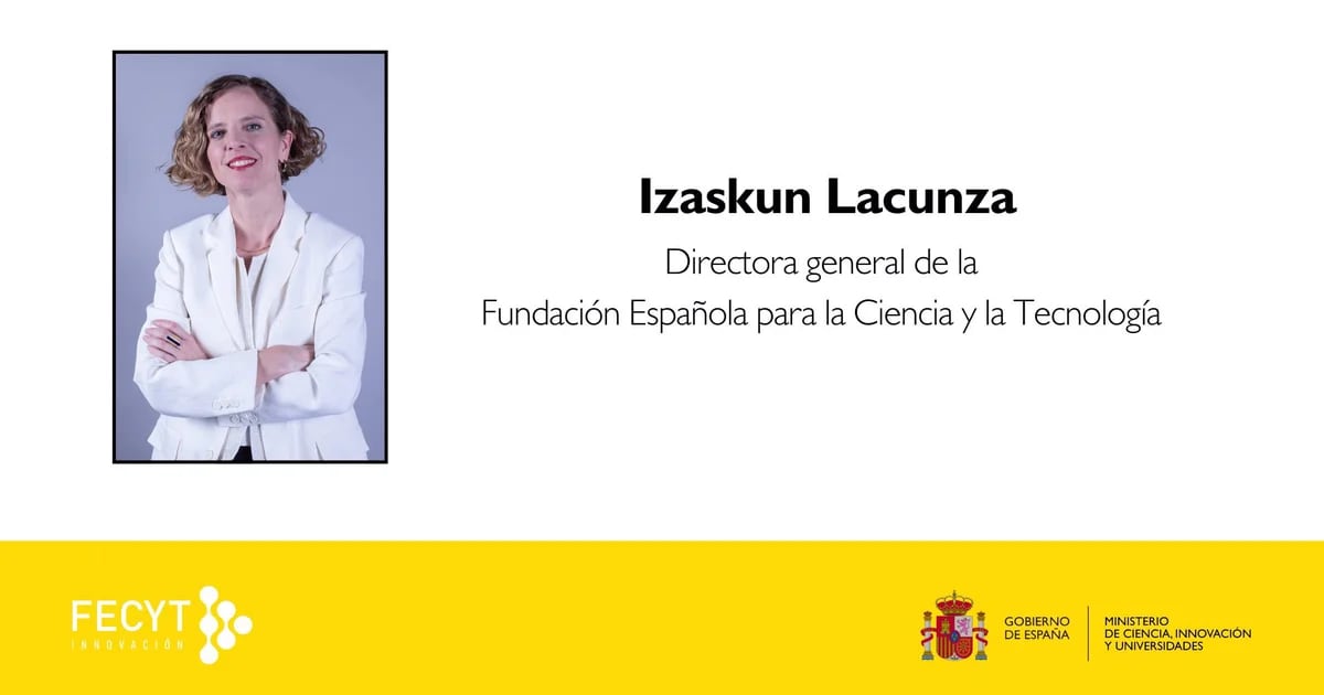 Isascon Lacunza, new Director General of the Spanish Foundation for Science and Technology