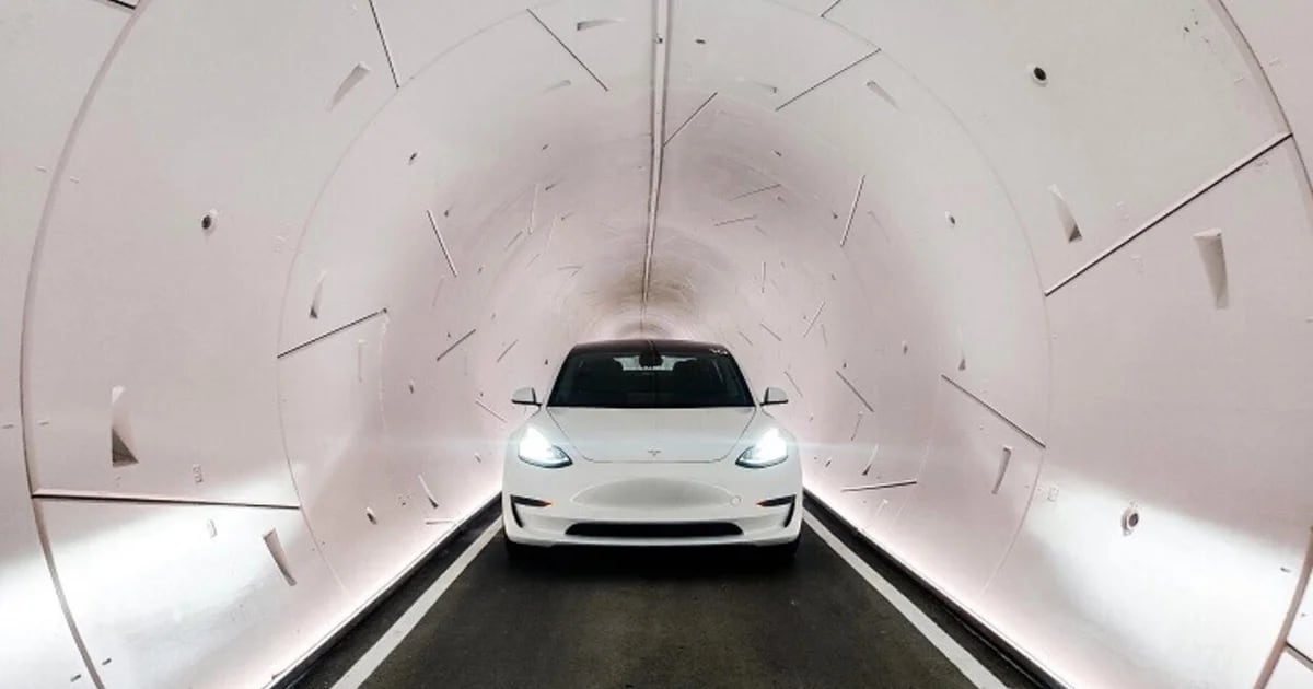 The impressive underground transportation system created by Elon Musk for the exclusive use of Tesla cars in Las Vegas