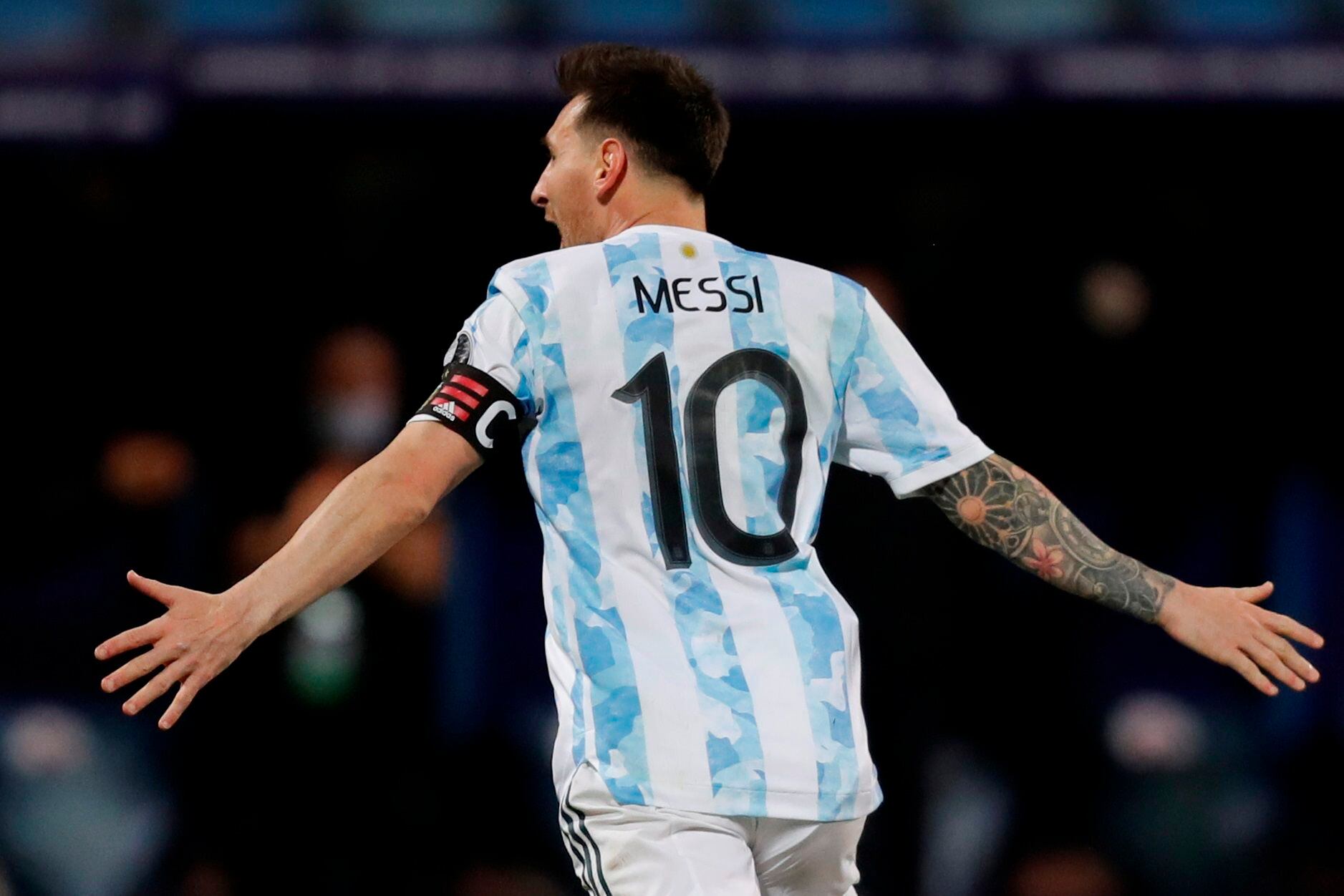 Messi lleva 4 goles y 4 asistencias en la Copa América 2021 (EFE) 