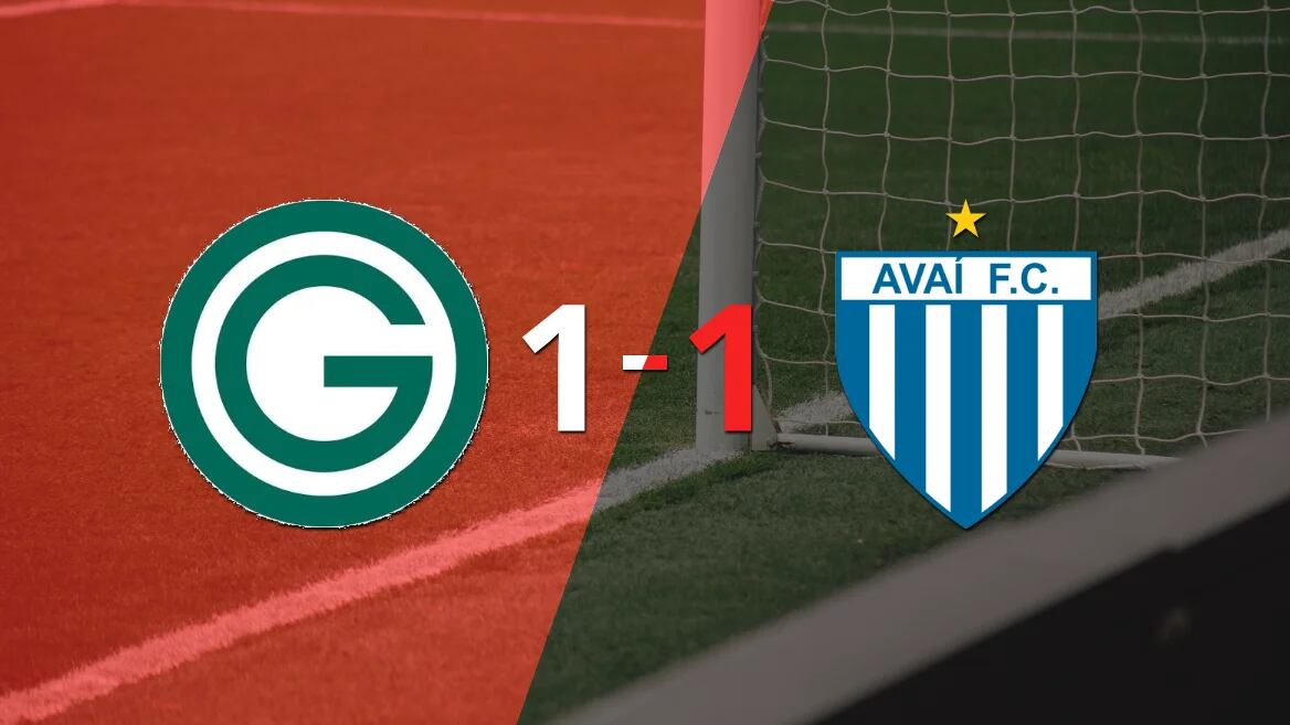 Goiás y Avaí empataron 1 a 1