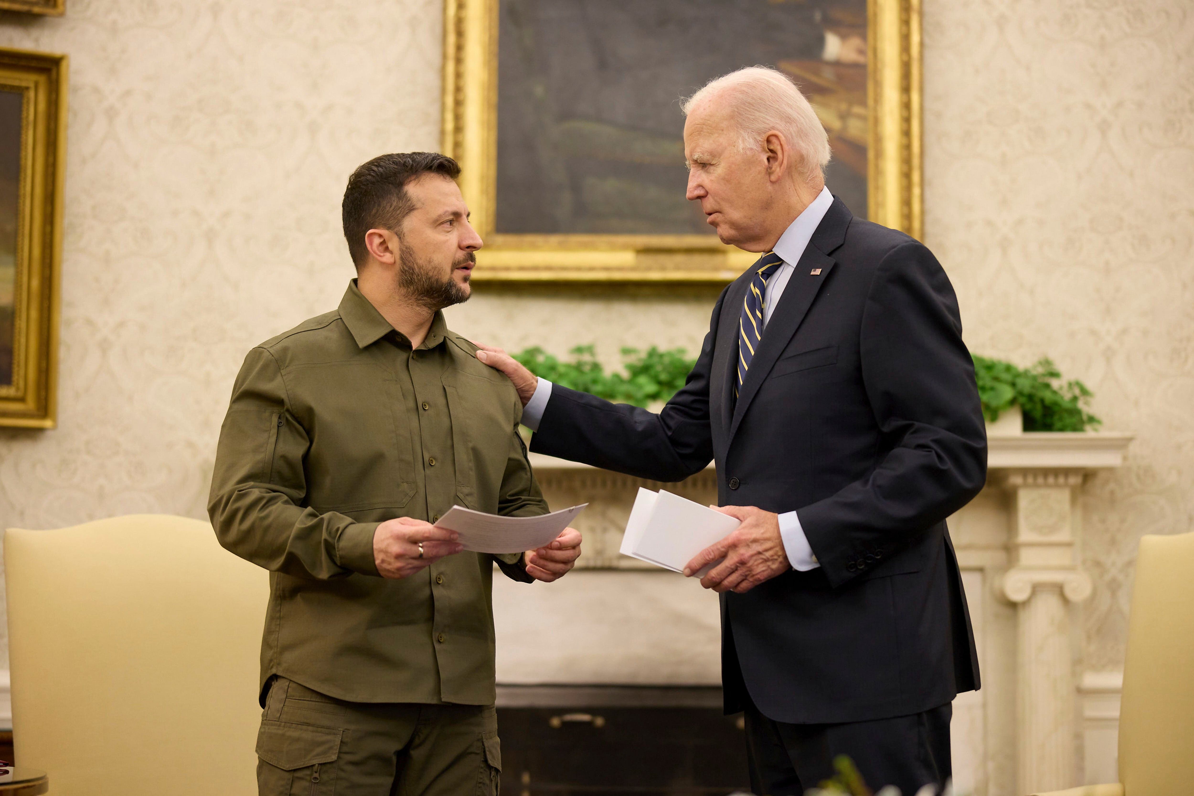 El presidente ucraniano Volodimir Zelensky y otros líderes ucranianos habían presionado a Estados Unidos a proveer los misiles conocidos como ATACMS (Foto: EuropaPress)
