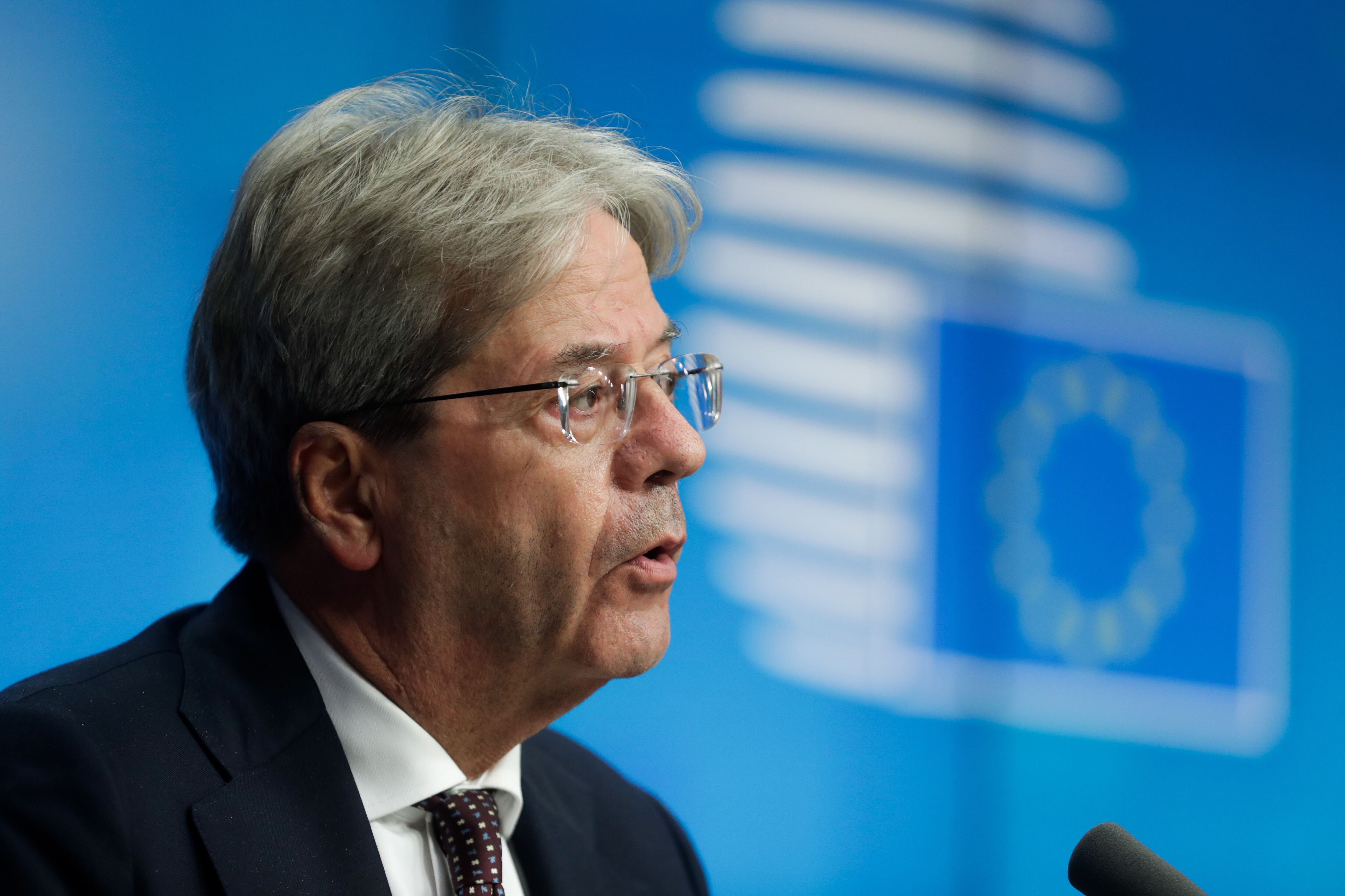 El comisario europeo de Economía, Paolo Gentiloni, en una imagen de archivo. EFE/EPA/STEPHANIE LECOCQ