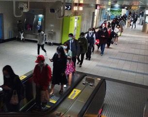 El metro hoy en Taipei (foto Cecilia esposa de Oscar)