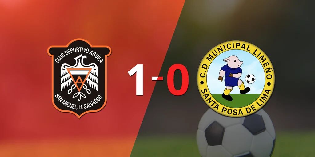 A Águila le alcanzó con un gol para derrotar a Municipal Limeño en el estadio Estadio Correcaminos