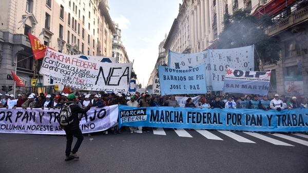 La Marcha Federal a la Plaza de Mayo (Adrián Escandar)