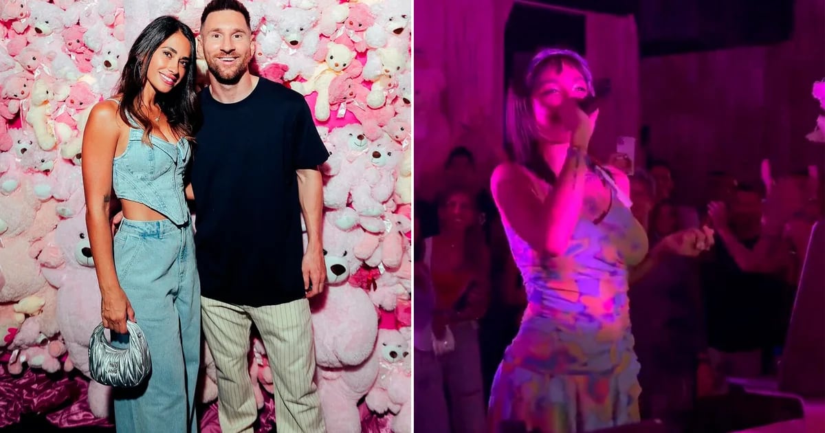 Video e foto di Messi e Antonella Roccuzzo nell’esibizione di Maria Becerra al concerto di Presh a Miami: la canzone che li ha fatti ballare