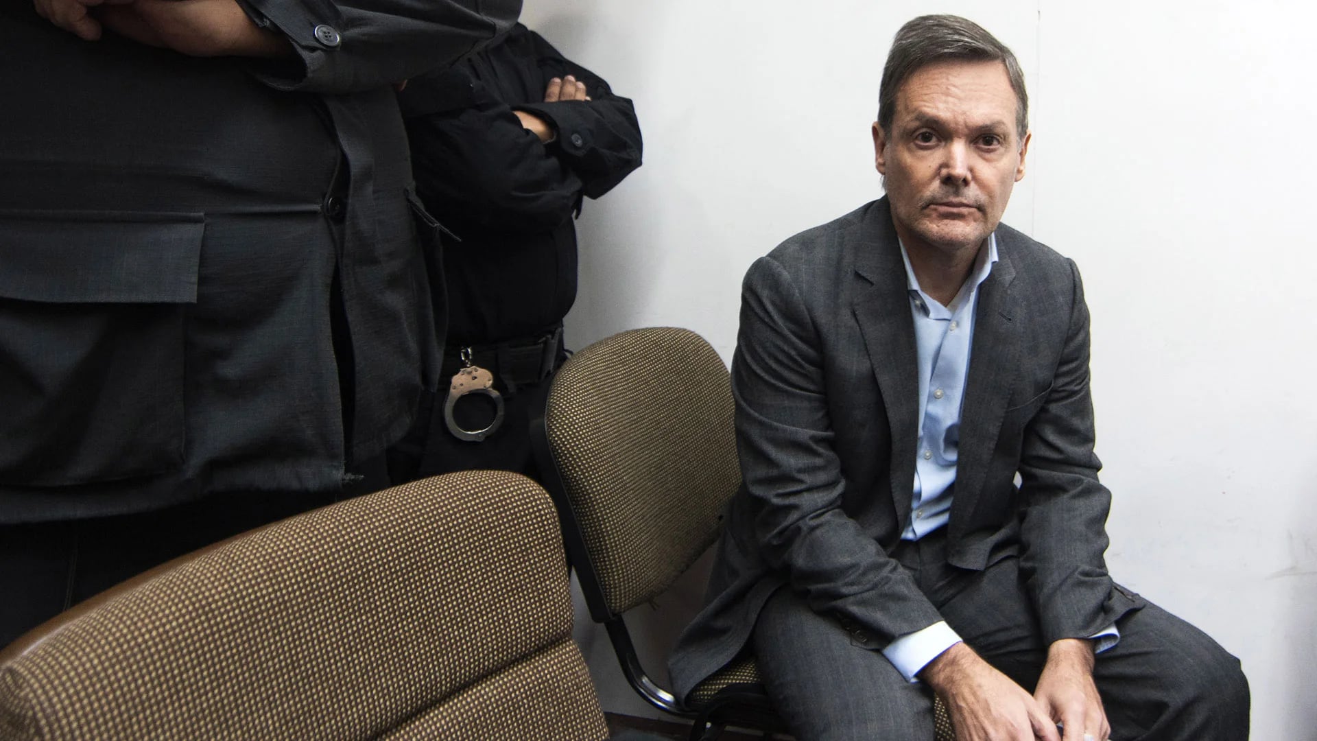 Farré, durante las audiencias del juicio en Tribunales de San Isidro (Télam)