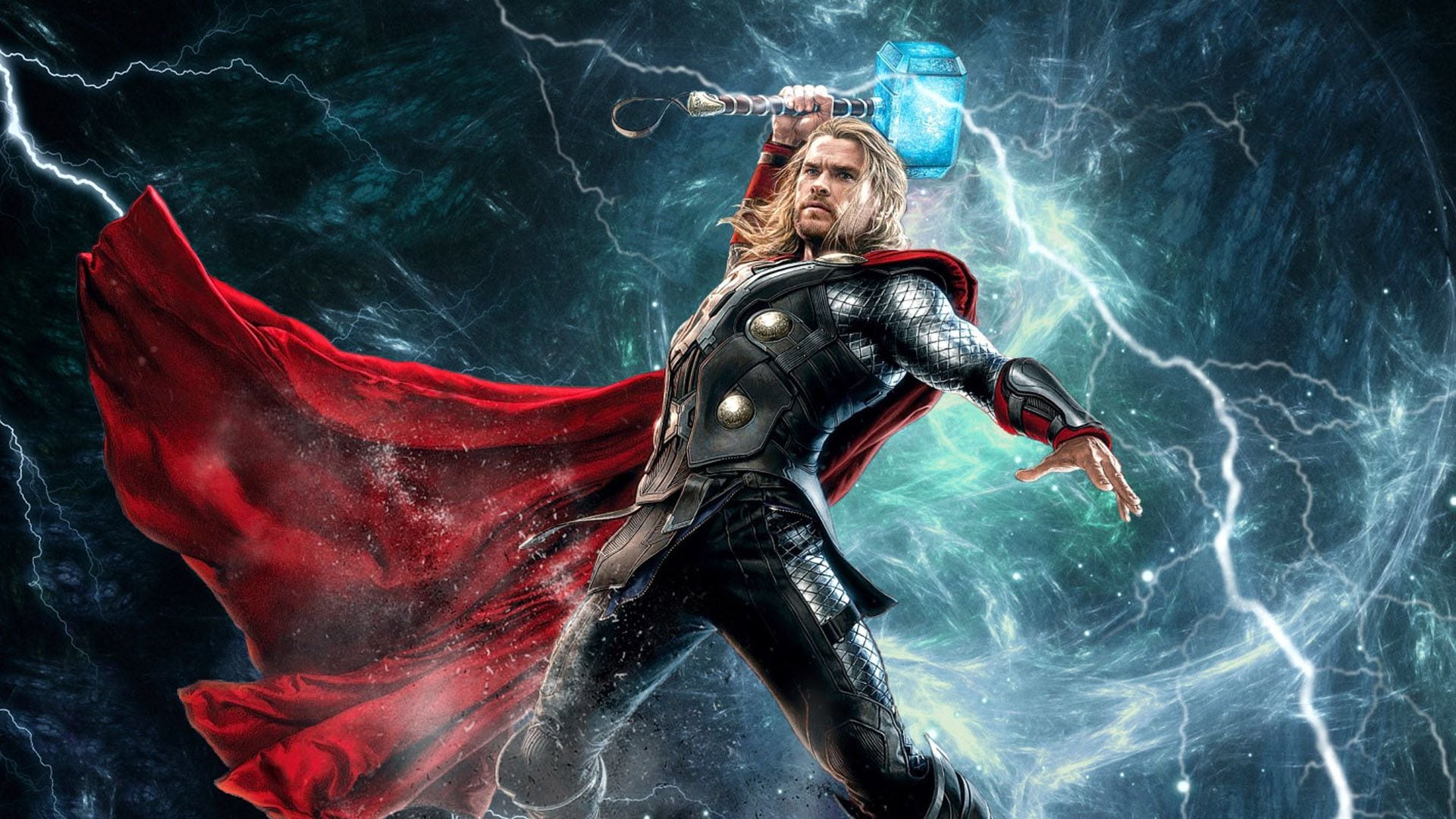 Arte de Chris Hemsworth en Thor