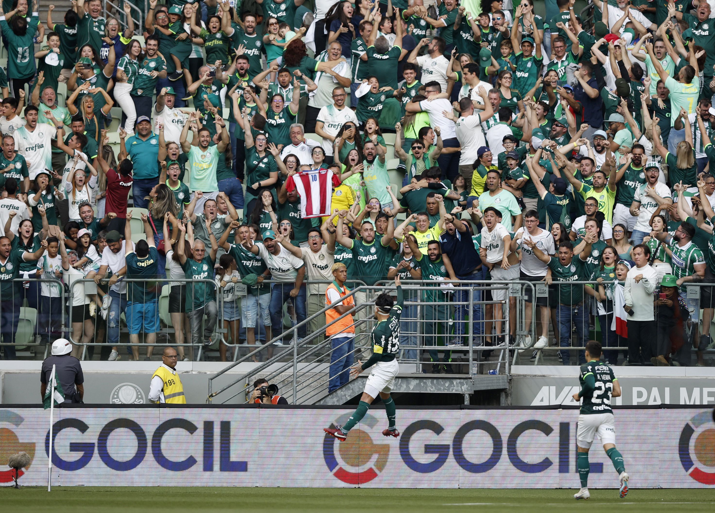 Palmeiras will have the support of its public at the Allianz Parque (REUTERS/Amanda Perobelli)