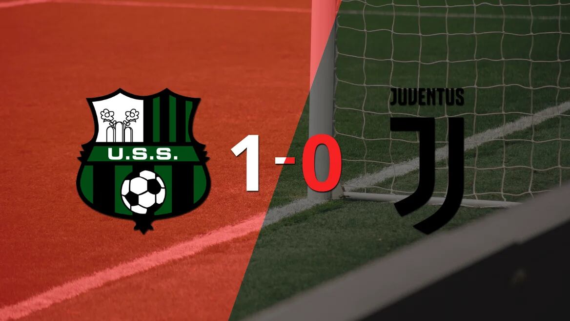 Sassuolo derrotó en casa 1-0 a Juventus